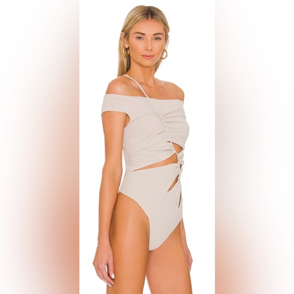 REVOLVE NBD Aviana Bodysuit in Stone Grey - Picture 3 of 5